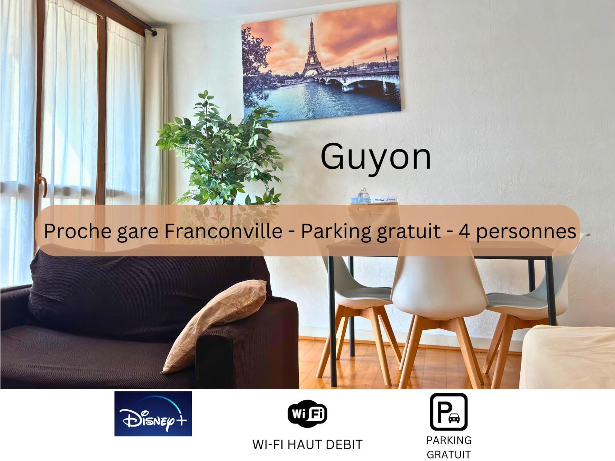Apartamento Guyon - Cosy Proche Gare Parking Facile - Balcon #Sirdest Franconville  Exterior foto